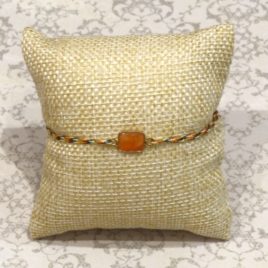 Bracelet argent 925 et cornaline