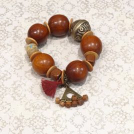 Bracelet ethnique bois de bayong