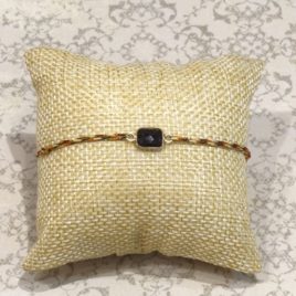 Bracelet argent 925 et onyx