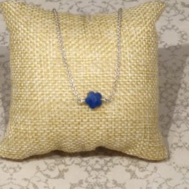 Collier argent et lapis-lazuli