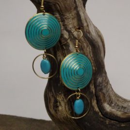 Boucles d’oreilles turquoise