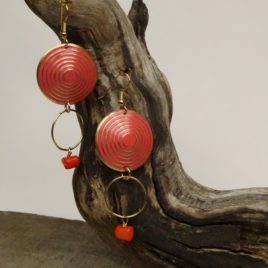 Boucles d’oreilles gorgone