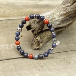 Bracelet homme en jaspe