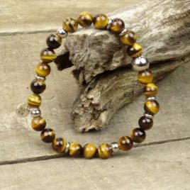 Bracelet homme œil de tigre