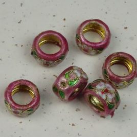 Perle émail cloisonné