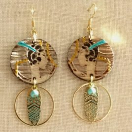 Boucles d’oreilles rétro