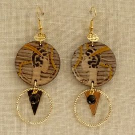 Boucles d’oreilles rétro