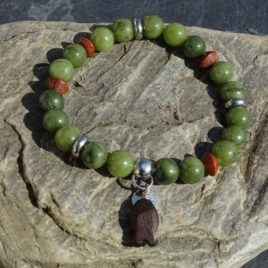 Bracelet jade foncé